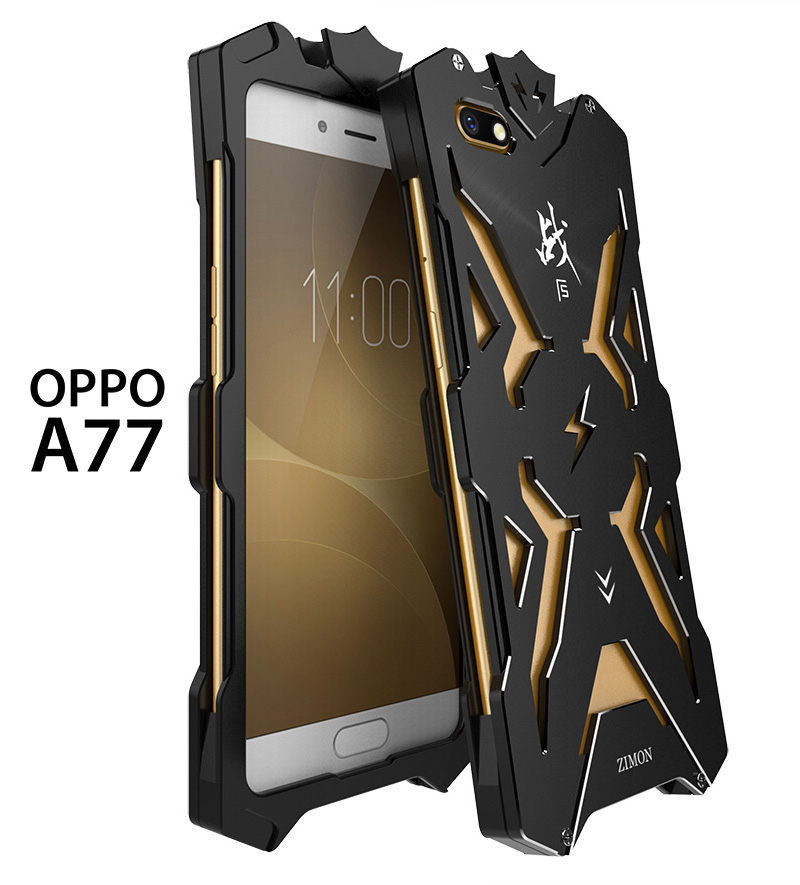 SIMON THOR Aviation Aluminum Alloy Shockproof Armor Metal Case Cover for OPPO A77 / OPPO F3