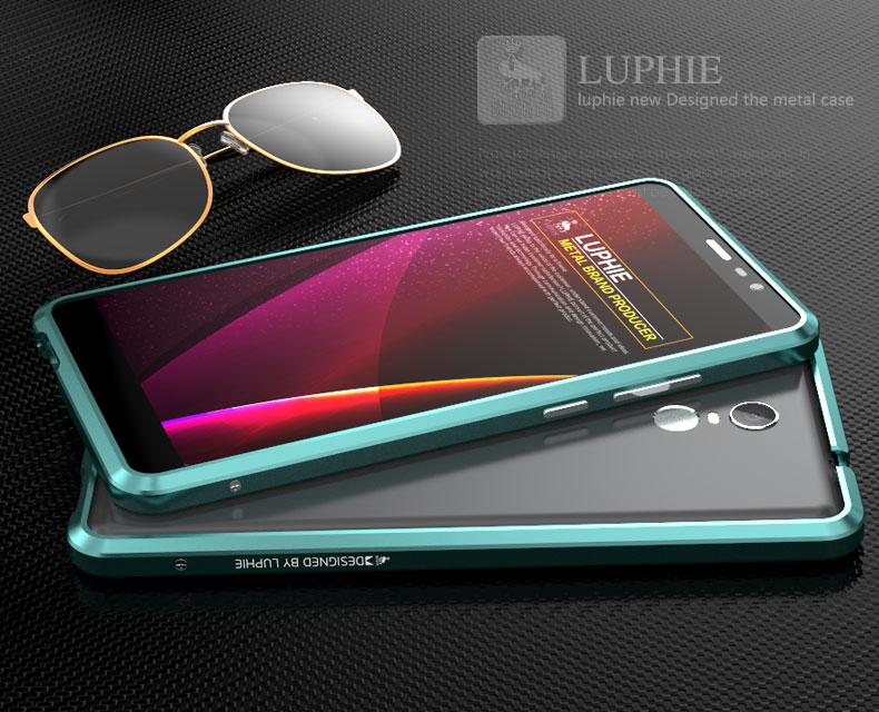 Luphie Blade Sword Slim Light Aluminum Bumper Metal Shell Case for Xiaomi Redmi Note 3