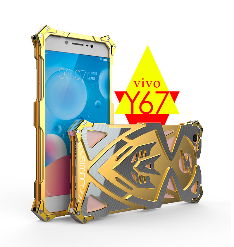 SIMON THOR Ⅱ Aviation Aluminum Alloy Shockproof Armor Metal Case Cover for vivo Y67 & vivo Y66