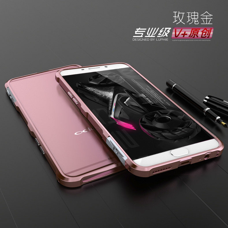 Luphie Halberd Rotary Snap Slim Light Aluminum Bumper Metal Shell Case for OPPO R9s Plus & OPPO R9s