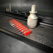 Labor-saving small steel cannon pure titanium anti-slip multi-functional palm screwdriver with imported German steel S2 hard bit