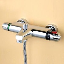 All copper hot and cold water faucet In-wall bathtub faucet mixing valve