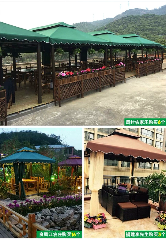 Hoạt động mái hiên ngoài trời quảng cáo lều lớn ngoài trời bốn chân gazebo ô trang trại quầy hàng vườn tán - Lều / mái hiên / phụ kiện lều đồ cắm trại