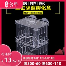 Fry breeding box Guppy fish production incubation box Fish tank isolation box Juvenile betta isolation box Small fish incubator