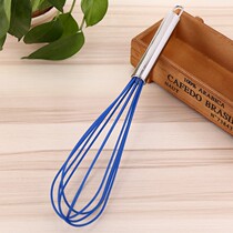 Blender Silicone Egg Beater Silicone Manual Egg Beater Cream Blender and Facer Blender