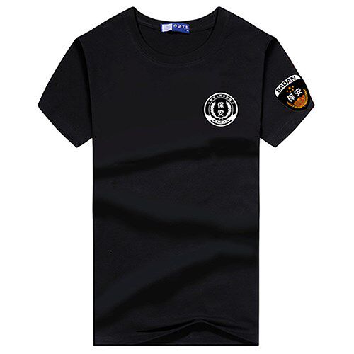 Summer cotton round neck security clothes T-shirt on duty T-shirt clothes special service short-sleeved security uniform security work clothes
