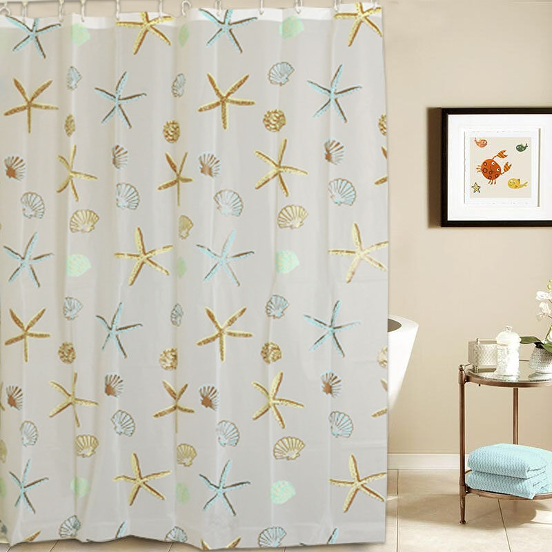 Namelai Eco-Friendly Waterproof Thickened Mildew-Resistant Shower Partition Curtain No-Drill Bathroom Shower Curtain Set