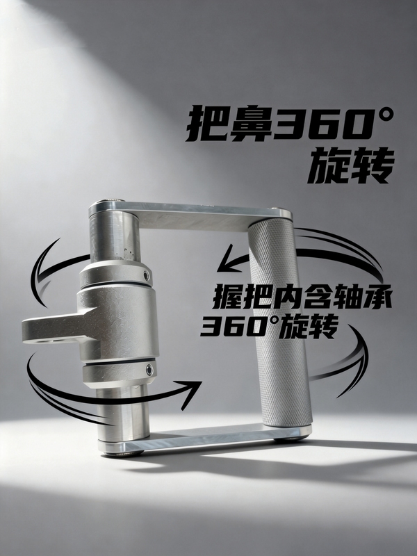 Aluminum Alloy Rowing Handle Can Be Rotated Aluminum Alloy Rowing Handle Can Be Rotated