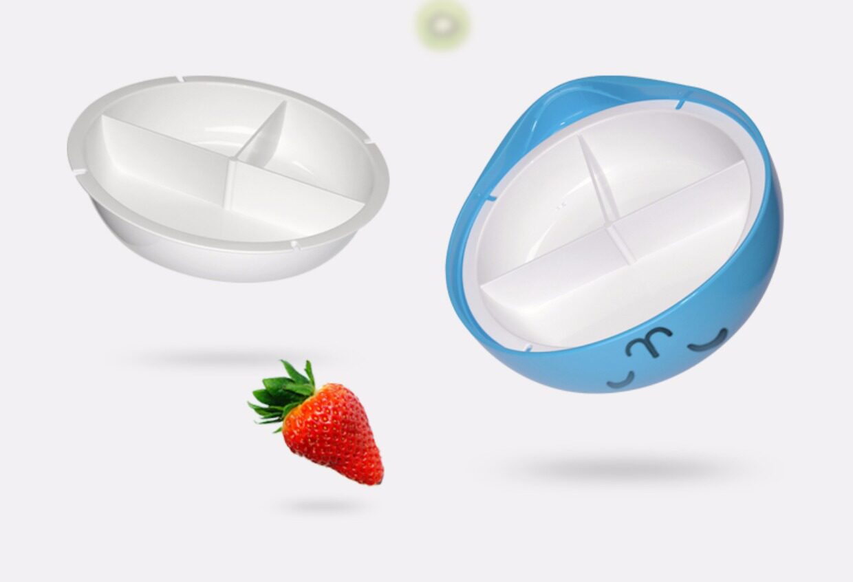 宝宝吸盘碗防摔婴儿童餐具吃饭碗叉勺六套装辅