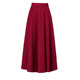 2021 new half-length skirt female autumn and winter red plus size long skirt high waist A-line skirt big swing square dance dancing skirt