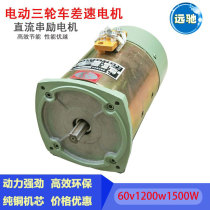 Electric tricycle motor DC series brush motor 60v72v 1300w motor DC differential motor