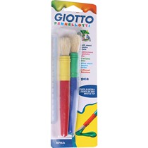 Italy GIOTTO Zito toddler small baby CHILDREN thick round HEAD BRISTLE WATER-based paint BRUSH toy