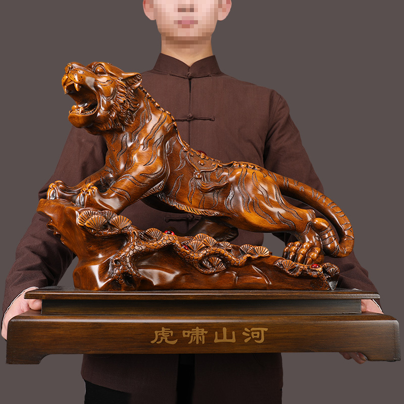 The Fortune Tiger Swings the Year of the Tiger's Year of the Year Mascot Home Living Room Furnishing The Zodiac's Office Decoration Gifts-Taobao