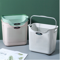 Large plastic dirty clothes basket Bathroom laundry basket Living room toy clothes storage basket Dirty clothes storage basket