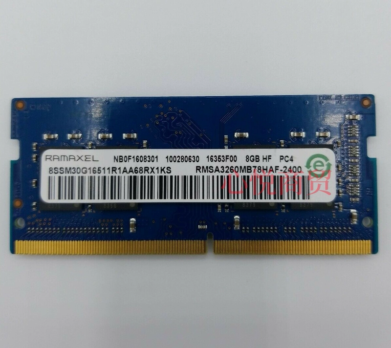 Ramaxel/Công nghệ bộ nhớ Bộ nhớ máy tính xách tay 8G 1RX8 PC4-2400T-SA1-11 DDR4 2400