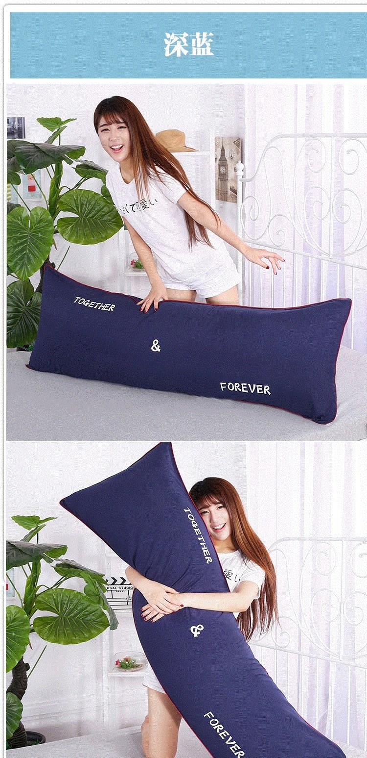 Gối đôi dài 1,2 m Vỏ gối 120x48cm một mét hai gối đôi gối tựa lưng