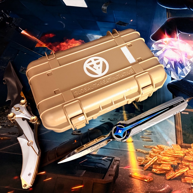  Delta Operation Peripheral Figure Box Polaris Mercy Knife Heart of Africa Toy Model