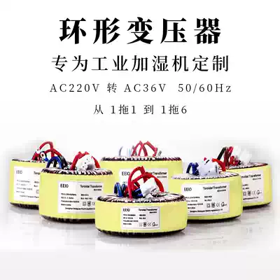 220V to 36V toroidal transformer 300W 600W 900W 1200W power industrial humidifier accessories