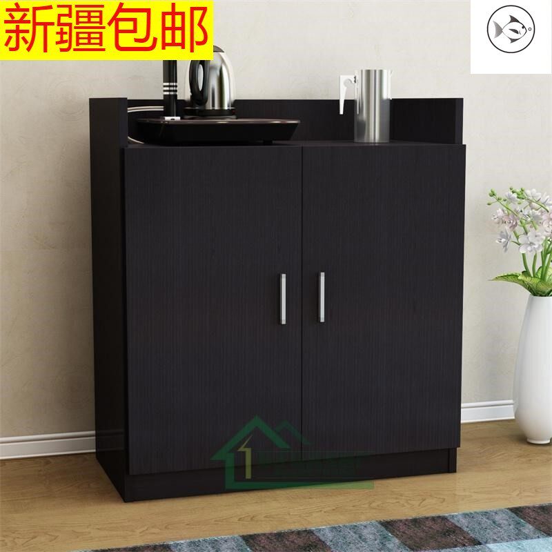 Wooden bucket Solid wood bucket Tea cabinet Tea cabinet Drinking water about foreign trade storage Put coffee machine cabinet Office pure