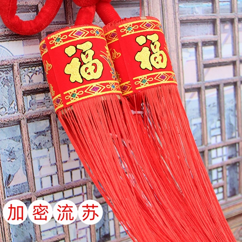 Большие и маленькие подвески в китайском узле, подвески для городского дома, ТВ фон, настенные праздничные новогодние украшения, кисточки