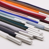 Round rope metal head sweatshirt harness rope hat for men and women sports clothes shorts drawstring decoration