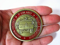 American Oshkosh P-19R multi-function tactical fire rescue vehicle commemorative bronze medal EDC Commemorative copper coin