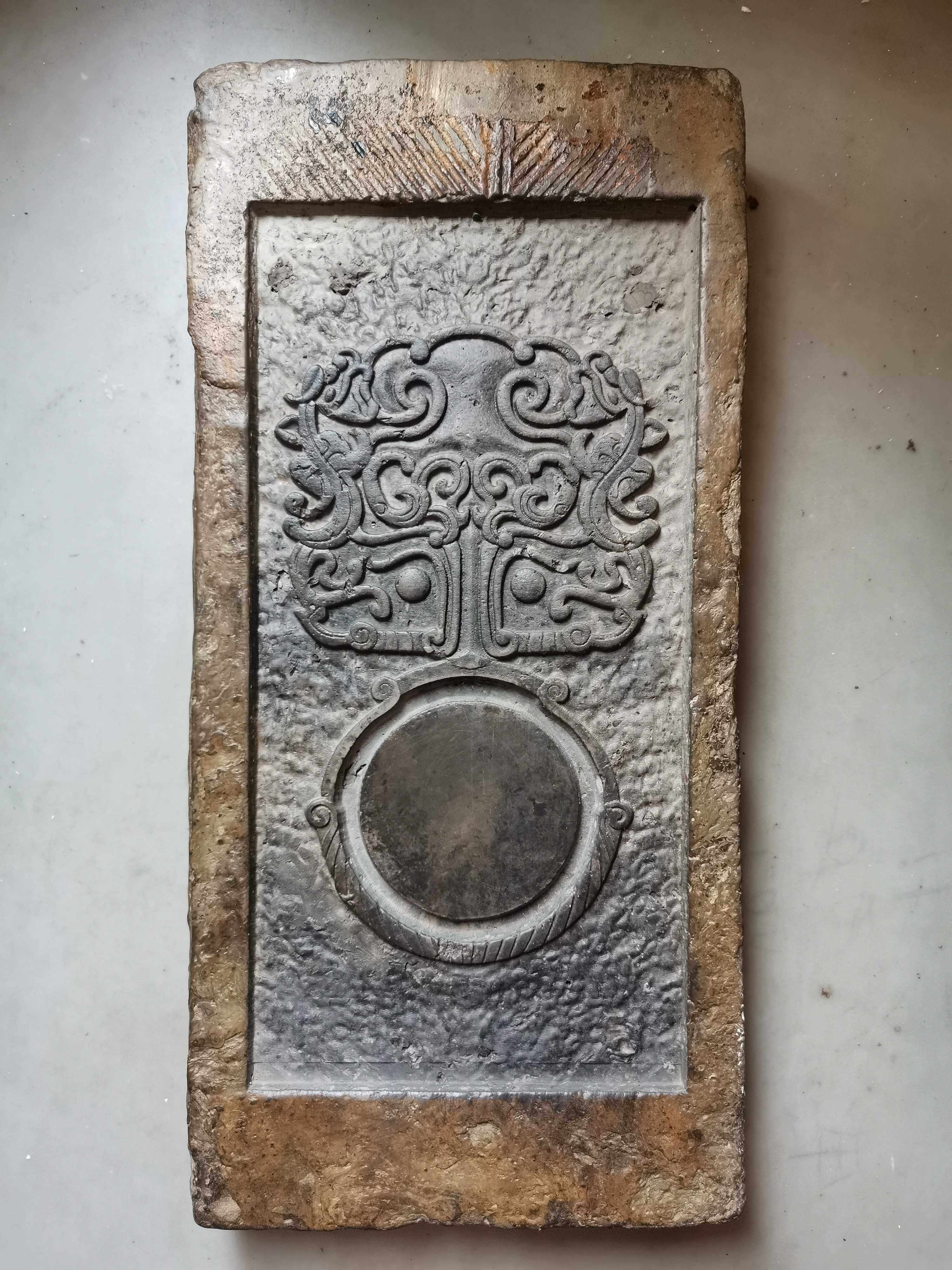 Han brick tile tea table ancient brick inkbed pot bearing dry bubble table auxiliary first