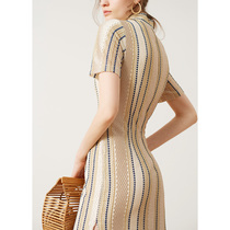 Summer 1 (designer Dujia fabric) Chinese style embroidered thin cheongsam dress 2020 Summer