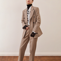 Aozhi (Z cabinet 3000) worsted wool suit suit suit women autumn suit coat slim tapered pants SD