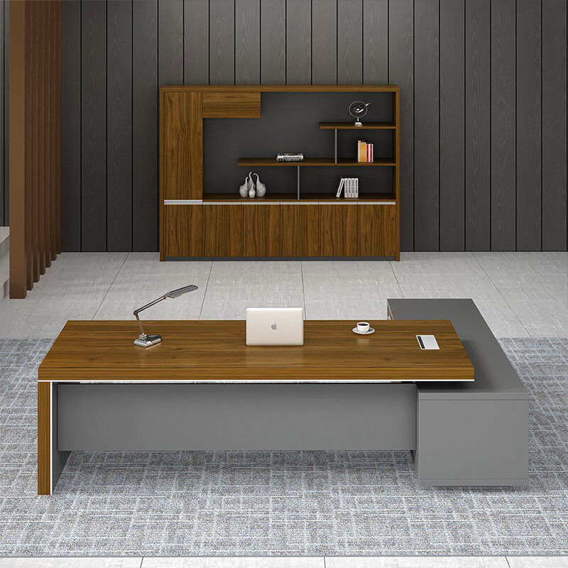 Single executive desk boss desk president desk manager desk boss large desk simple modern office furniture