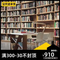 Nordic minimalist desk solid wood desk simple modern home study Workbench writing desk light luxury computer desk