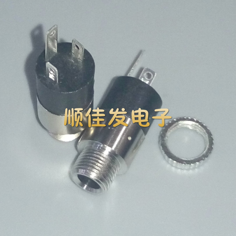 PJ-392 headphone socket 3 5MM audio film socket 3 5 stereo with nut double track 10