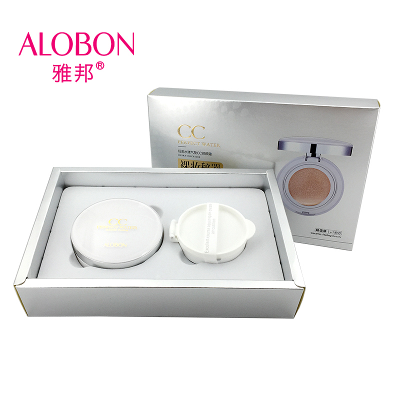 正品雅邦玩美水漾气垫CC修颜霜15ml+15ml 遮瑕隔离保湿滋养带替换