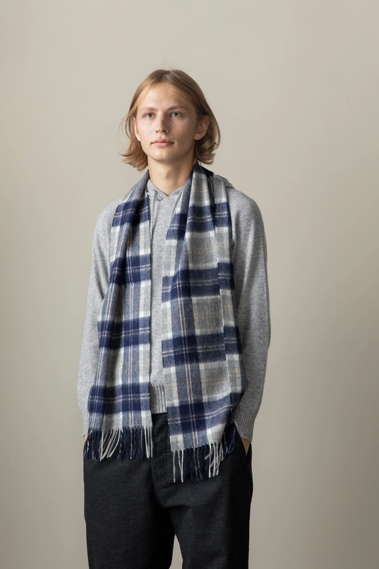 Domestic In-Stock Kiltane Wool Scarf Scottish Plaid Scarf British Souvenir Birthday New Year Gift