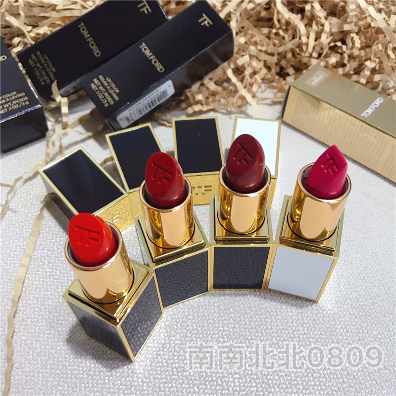 TF Black Gold Tube Lipstick Lipstick 15#16# Gold Tube 80#