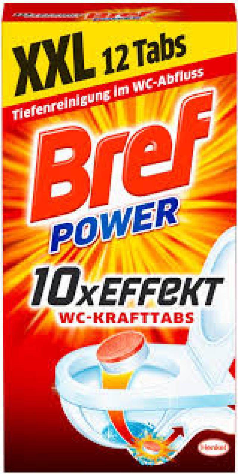 German Hankel original clothing import BREF 10X double effect toilet cleaning powder 12 grain