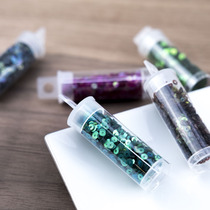 French embroidery high temperature sequin diy material clothing accessories 3mm flat film magic color 5g bottle French embroidery hand seam