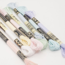 Method Embroidery Dmc Metal Wire Macaron Color Line Pink Multicolor 8 m A French embroidered Pearl embroidered embroidery thread