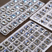 French embroidery hand seam drill transparent fluorescent system multi-section multi-specification hand embroidered DIY embroidery nail bead material