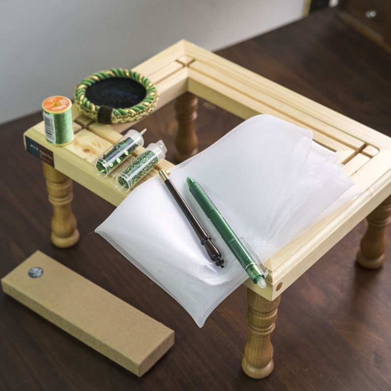 Method of French embroidery New hand suit upgraded version everuse tool material embroidered with eight sets of multicolor color selection and delivery basic tutorial