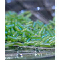 French embroidery material imported from Japan MGB twisted tube beads 6mm frosted color series French embroidery beads embroidery accessories