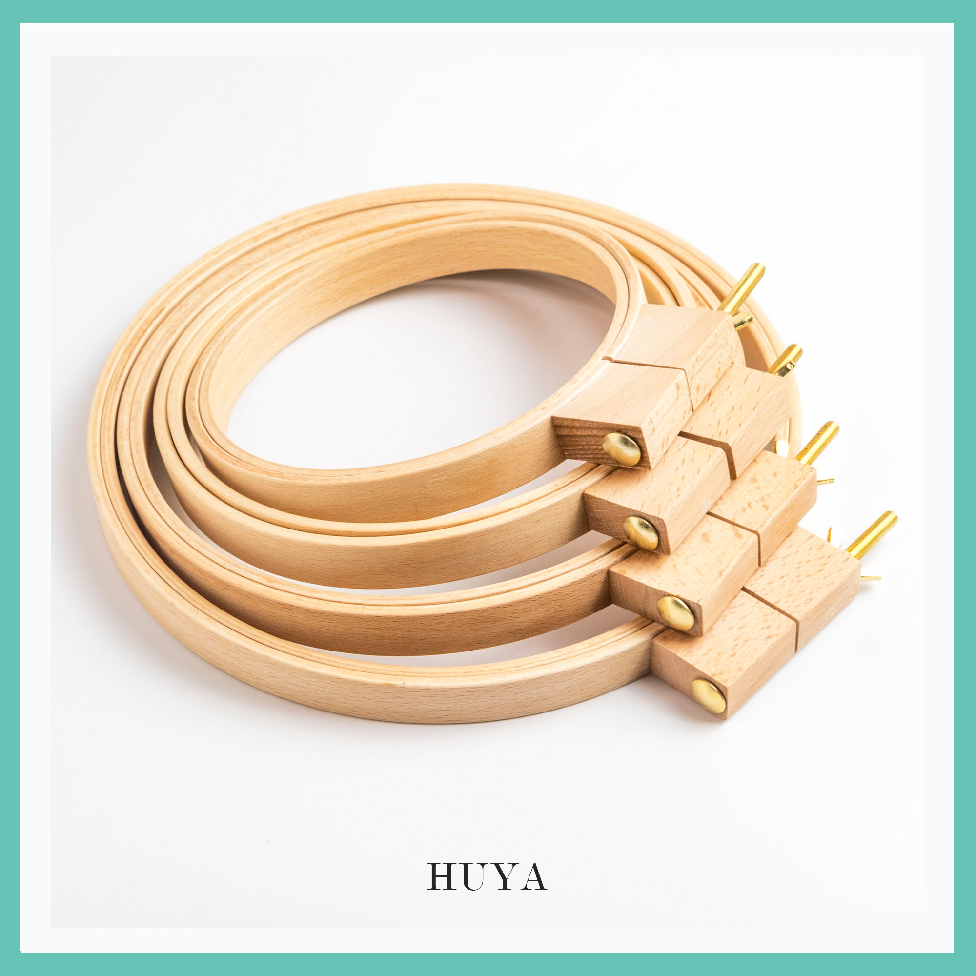 Style embroidered round embroidered with high round oval exit German round-hand DIY embroidered embroidered frame