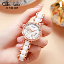 ck Watches Lady brand name female 2022 new light and luxury small crowd high-profile Chanel Mountain tea genuine machinery