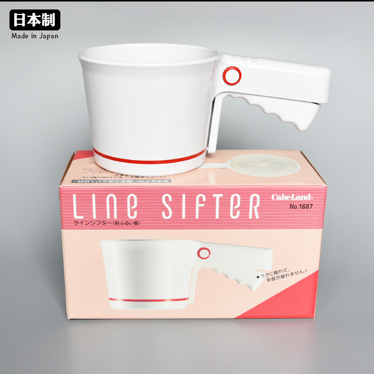 Japan imported cakeland flour sieve Hand-held baking utensils Ultra-fine stainless steel sifting filter cup