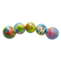 6 3cm solid sponge color ball printing environmental protection soft childrens toy ball kindergarten figure hand grasp entertainment learning
