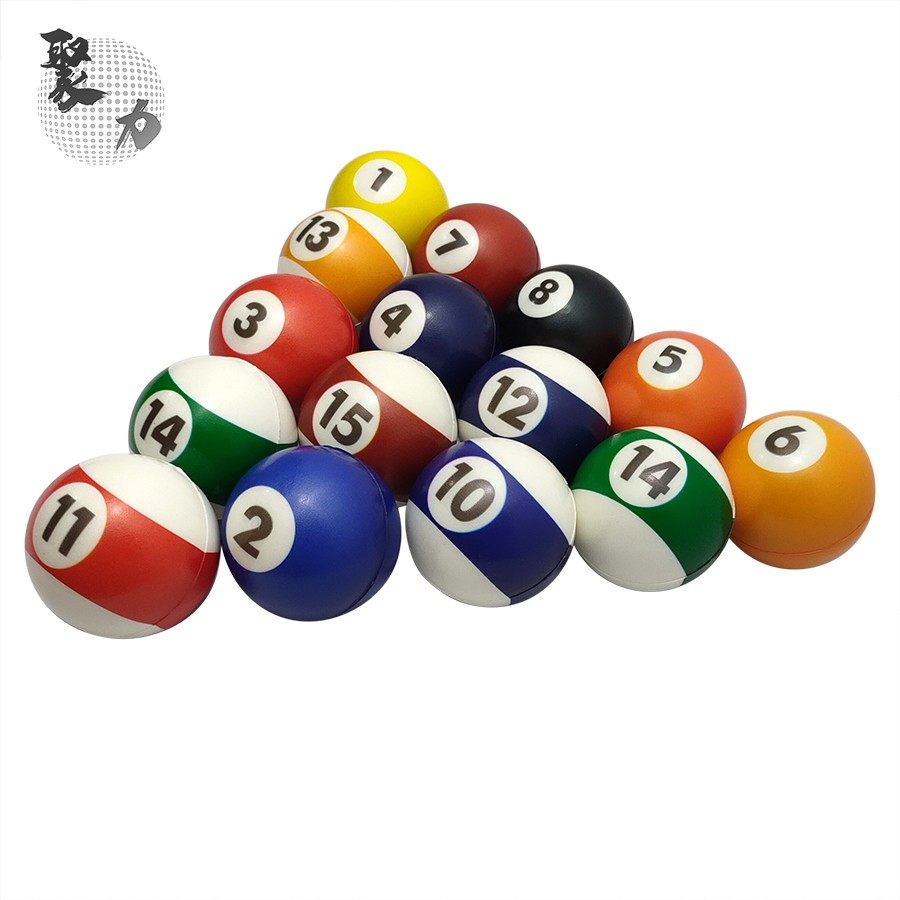 Soft full number Digital billiards solid jumping ball children's toy ball kindergarten cognitive hand grasping entertainment learning