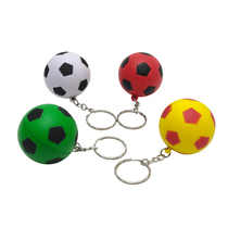 PU solid sponge keychain pendant toy soft 3cm football stall toy student small gift gift gift