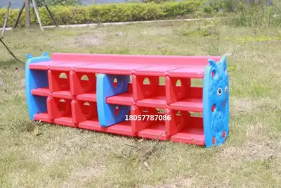 Children's shoes rack plastic Thomas shoe cabinet kindergarten parent-child early education center frog shoe cabinet toy rack storage shelf