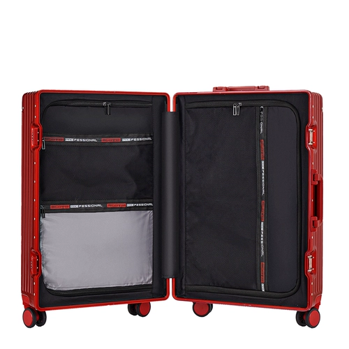 Бордовый чемодан для невесты, 24 дюймов