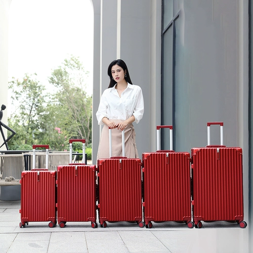 Бордовый чемодан для невесты, 24 дюймов